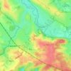 Izel topographic map, elevation, relief