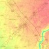 Anand topographic map, elevation, relief