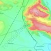 Badami topographic map, relief, elevation