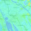 Paravur topographic map, elevation, relief
