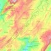 Tunja topographic map, elevation, relief