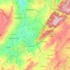 Villa de Leyva topographic map, elevation, relief
