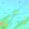 Singhana topographic map, elevation, relief
