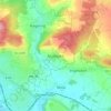 Krumbach topographic map, elevation, relief