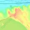 Sutherland, NE topographic map, elevation, relief