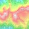 Grintovec topographic map, relief map, elevations map