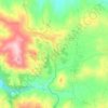 Stroumpi topographic map, elevation, relief