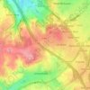 Hondsrug topographic map, relief map, elevations map