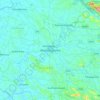 Muvattupuzha topographic map, relief map, elevations map