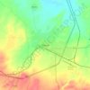 Phalodi topographic map, elevation, relief