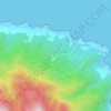 Talinn topographic map, elevation, relief