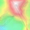 Hengduan Mountains topographic map, elevation, relief