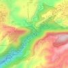 Curug Omas topographic map, elevation, relief