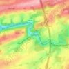 Spontin topographic map, elevation, relief