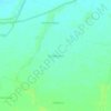 Pamekaran topographic map, elevation, relief
