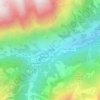 Labirinto Sotterraneo topographic map, elevation, relief