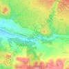 Vrpolje topographic map, elevation, relief