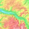 Valkenburg topographic map, relief map, elevations map