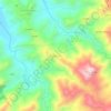 Pellegrino topographic map, elevation, relief