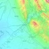 Jammu topographic map, elevation, relief