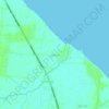 Dadap topographic map, elevation, relief
