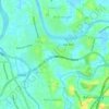 Elur topographic map, elevation, relief