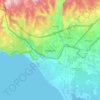 Episkopi topographic map, elevation, relief