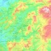 Guimarães topographic map, elevation, relief