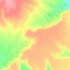 La Calorina topographic map, elevation, relief