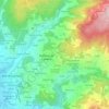 Miravale topographic map, elevation, relief
