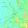 Kurunegala topographic map, elevation, relief