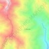 Castaño de El Rescate topographic map, elevation, relief