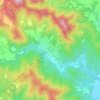Llorà topographic map, elevation, relief