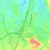 Cipambuan topographic map, elevation, relief