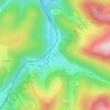 Fouday topographic map, elevation, relief