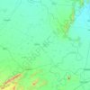 Buhana Tehsil topographic map, elevation, relief