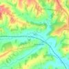 Etchingham topographic map, elevation, relief