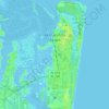 Fernandina Beach topographic map, elevation, relief
