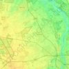 Horst aan de Maas topographic map, relief map, elevations map