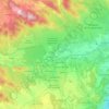 Veszprém topographic map, elevation, relief