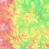 Peyre-en-Aubrac topographic map, elevation, relief