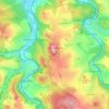 Augustusburg topographic map, elevation, relief