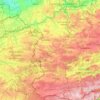 Thuin topographic map, elevation, relief