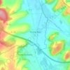 Pont-la-Ville topographic map, relief map, elevations map