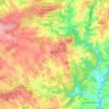 Berrien topographic map, elevation, relief