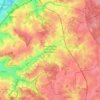 Sint-Genesius-Rode topographic map, elevation, relief
