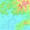 Pinggu District topographic map, elevation, relief