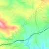 Lamas topographic map, elevation, relief