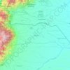Arauca topographic map, elevation, relief