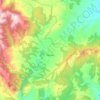 Bárcabo topographic map, elevation, relief